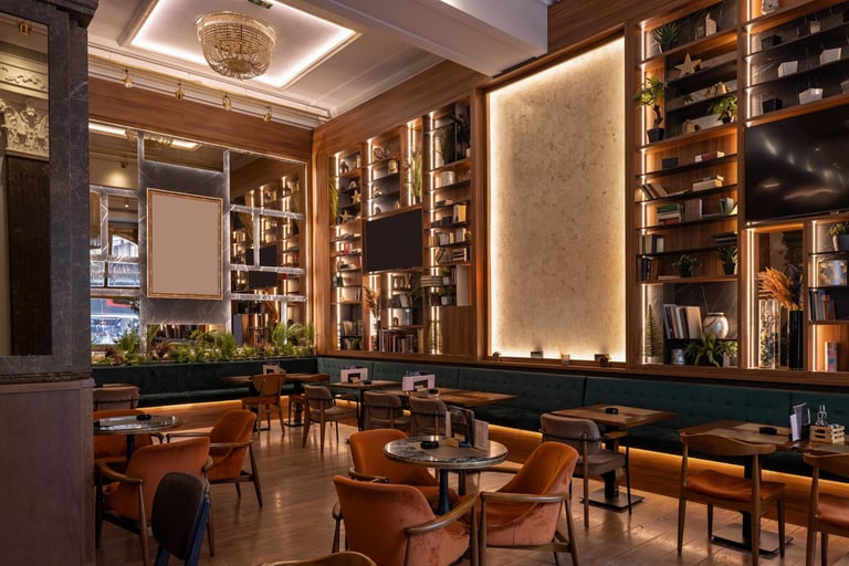 Elegant dining interior